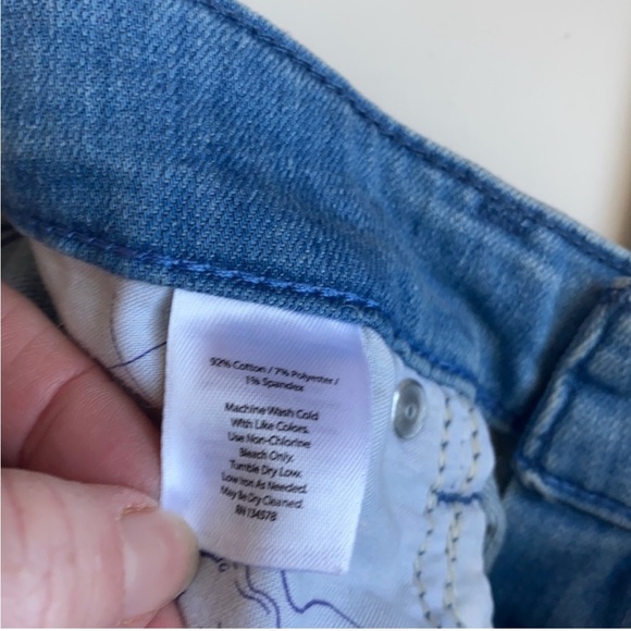 Vineyard Vines Furling Wash Raw Hem Skinny Denim Jeans Size 4 - Picture 8 of 8